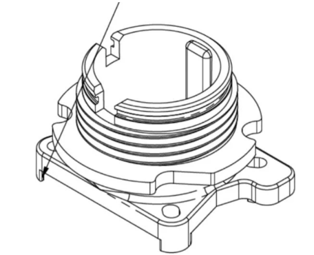 YC.JG.ZS002291 BASE DE FIXACAO DA LANÇA SPRAY T20P/T25